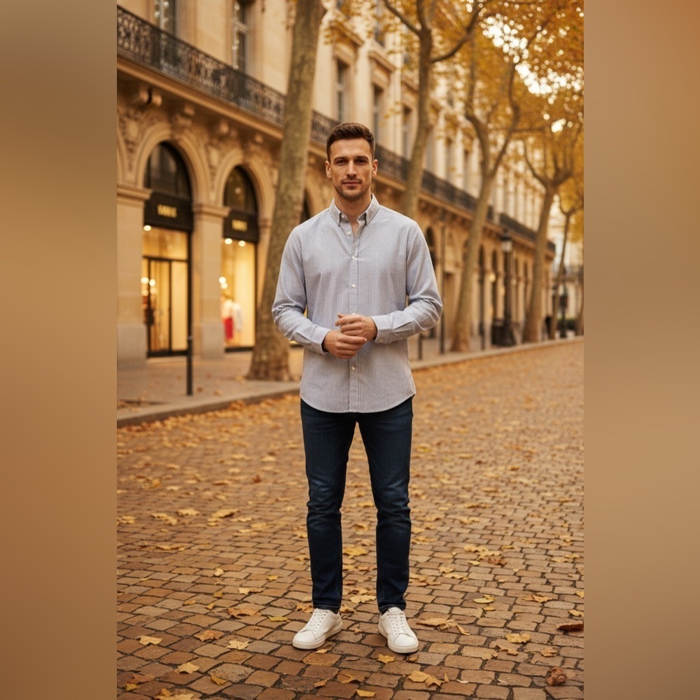 *30off3* Lorenzo Uomo dress shirt‎
